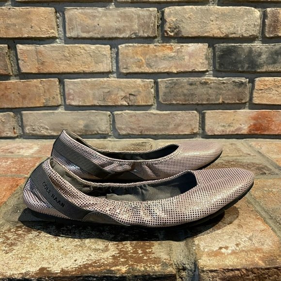 Cole Haan Women Shoe Zerogrand Stagedoor Ballet Flats W00144 Size 9.5 B - Picture 1 of 9